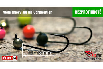 Bezprotihroté wolframové jigové hlavičky RB Competition