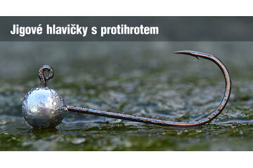 Jigové hlavičky s protihrotem