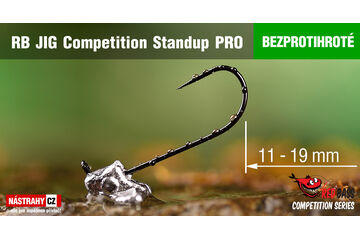 Bezprotihroté jigové hlavičky REDBASS Competition StandUp Pro