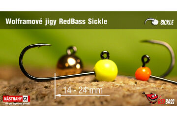 Wolframové jigové hlavičky RB Sickle