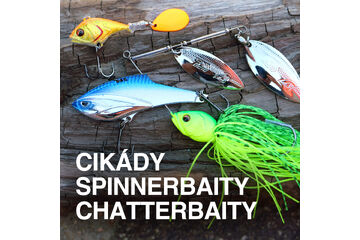 Cikády, spinnerbaity, chatterbaity